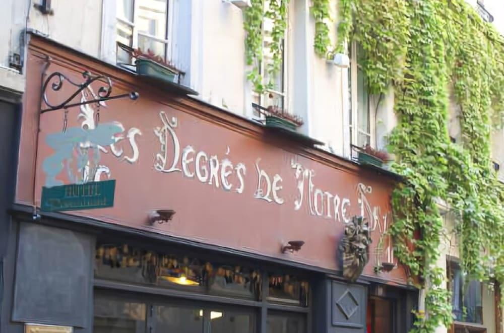 פריז Hotel Les Degres De Notre Dame מראה חיצוני תמונה